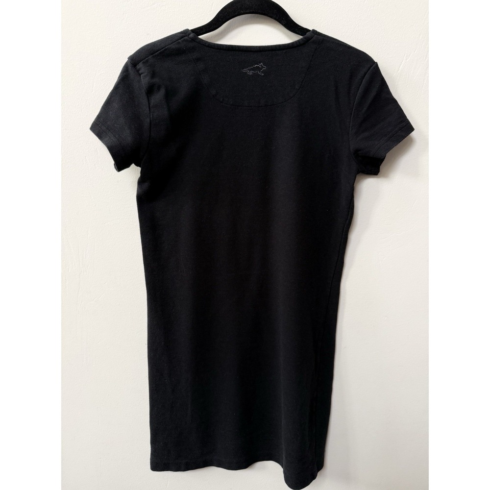 Horny Toad Black T-Shirt Dress Size XS Short Sleeve Comfy Minimalist Sustainable - Picture 2 of 8